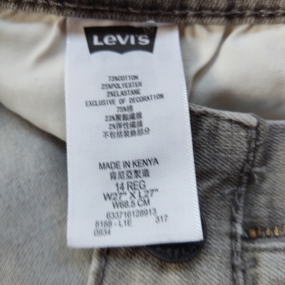 Levi's Performance 511 Slim Jeans. Size 14 Reg 27 - Picture 6 of 7